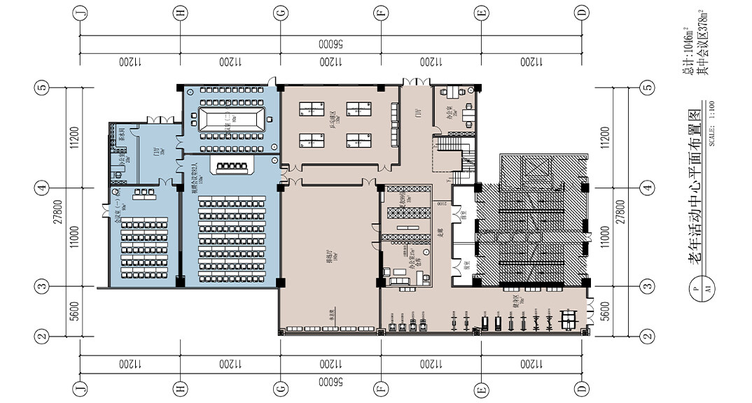 老年活動中心840㎡工裝四層平面布局圖.jpg