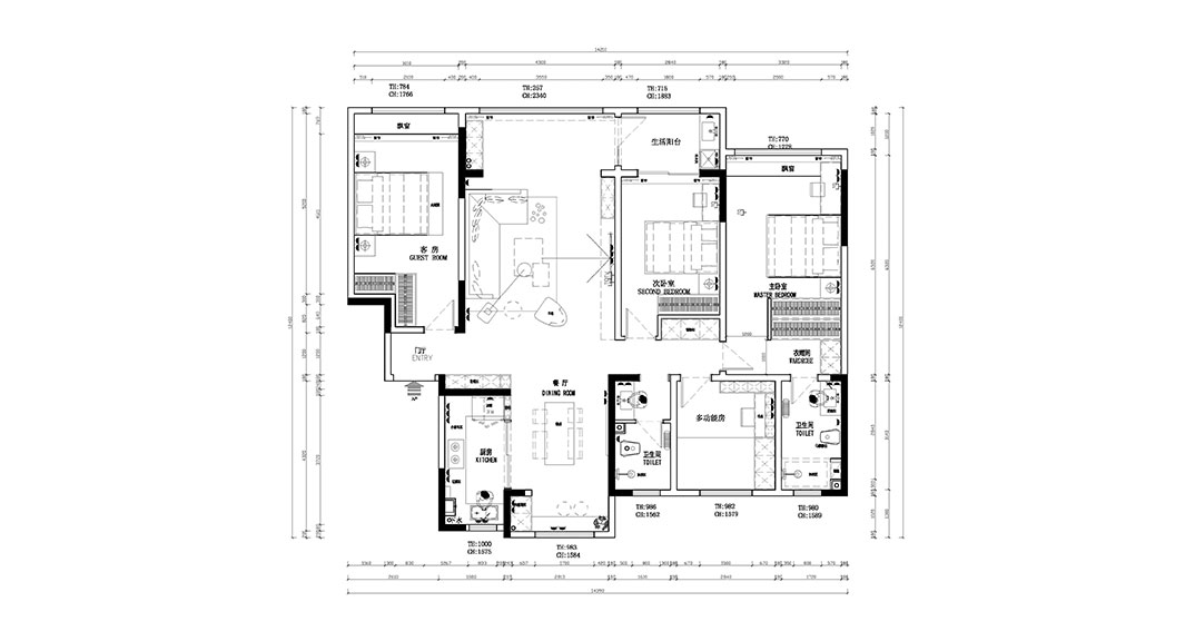 君悅府159㎡四室兩廳戶(hù)型圖.jpg